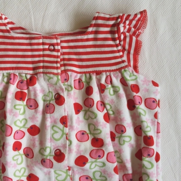 koala baby cherry snap bubble romper playsuit 3 months baby girl - Picture 2 of 5